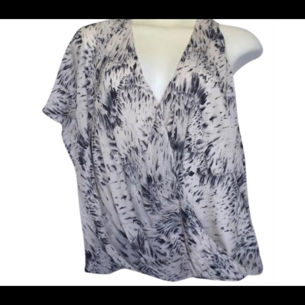 Haute Hippie Asymmetrical Top/ Size Small